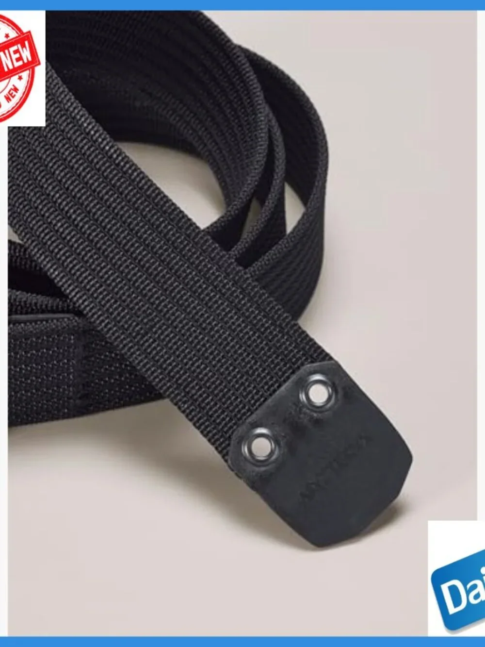 38mm Heavy-Duty Nylon Webbing Belt with Metal Buckle, Unisex